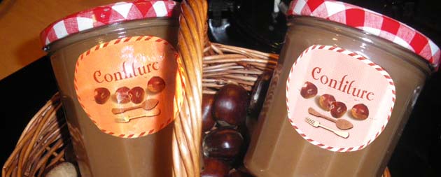 Confiture de châtaigne maison