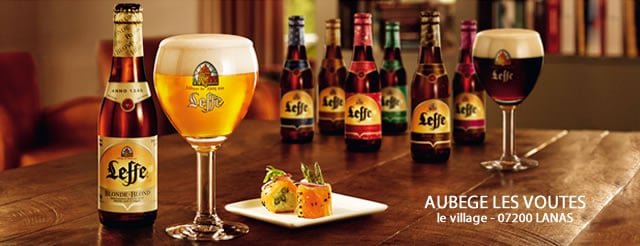 Bière Leffe blonde à la pression