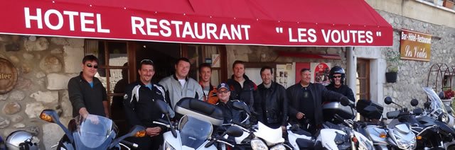 Les motards en vacances en Ardèche