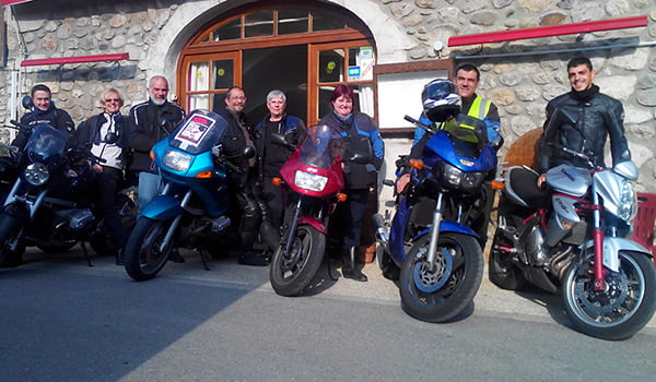 Motards Haut Savoyards en Ardèche