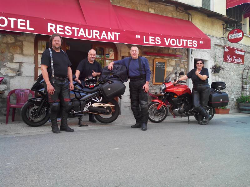 Clients motards trés sympas venus d'Allemagne en Mai 2016 Clients motards venus d'allemagne